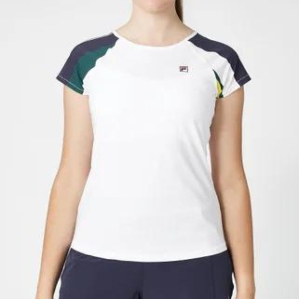 FILA Women's Heritage Short Sleeve Top
